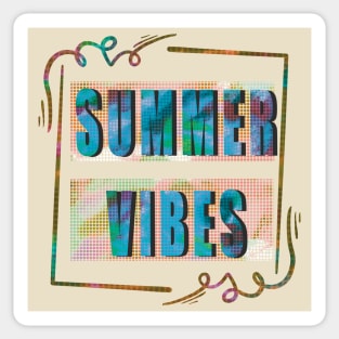 Only summer vibes Sticker